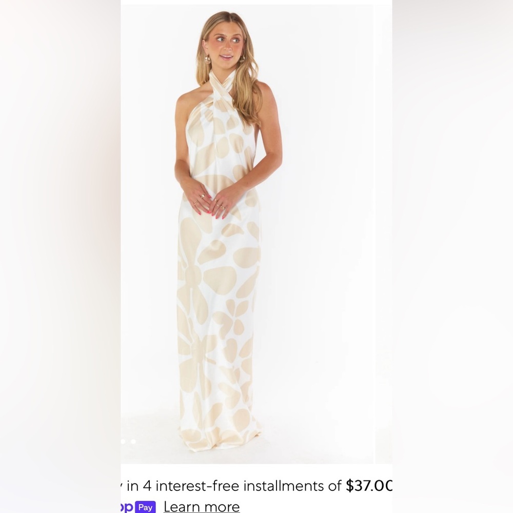 Show Me Your MuMu Jasmine Halter dress.  Size small